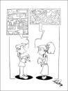 Cartoon: Dialog. (small) by fk-bs tagged dialog,mann,frau,beziehung,missverständnis,man,woman,misunderstanding,relationship