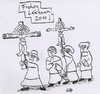 Cartoon: Frohen Leichnam! (small) by weltalf tagged frohnleichnam,feiertag,katholisch