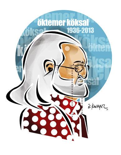Cartoon: ÖKTEMER KÖKSAL (medium) by donquichotte tagged okt