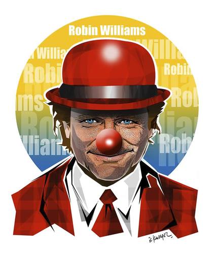 Cartoon: ROBIN WILLIAMS (medium) by donquichotte tagged rob