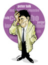Cartoon: inspector columbo -peter falk (small) by donquichotte tagged columbo