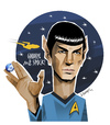 Cartoon: MR SPOCK (small) by donquichotte tagged spck