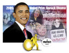 Cartoon: NOBEL PRIZE 2009 OBAMA (small) by donquichotte tagged nobel