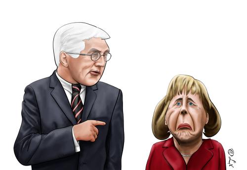 Cartoon: Angela Merkel (medium) by lexluther tagged merkel,angela,deutschland,bundesrepublik,bundeskanzler,bundeskanzlerin