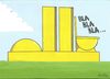 Cartoon: bla bla bla (small) by claude292 tagged brazil