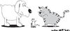 Cartoon: friends (small) by claude292 tagged cat,mouse,dog