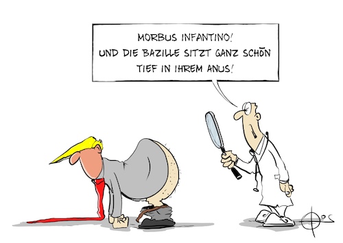 Cartoon: 20251207-MorbusInfantino (medium) by Marcus Gottfried tagged fifa,fussball,infantino,trump,friedespreis,fifa,fussball,infantino,trump,friedespreis