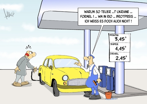 Cartoon: Benzinpreis (medium) by Marcus Gottfried tagged tankstelle,benzinpreis,tanken,sprit,preis,kosten,auto,grund,marcus,gottfried,cartoon,karikatur,ukraine,arabische,emirate,oel,formel,wm,rio,weltmeisterschaft,brotpreis,tankstelle,benzinpreis,tanken,sprit,preis,kosten,auto,grund,marcus,gottfried,cartoon,karikatur,ukraine,arabische,emirate,oel,formel,wm,rio,weltmeisterschaft,brotpreis