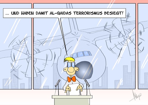 Cartoon: Besiegt (medium) by Marcus Gottfried tagged twin,towers,fliegen,flugzeug,nine,eleven,11,anschlag,new,york,taliban,bin,laden,afghanistan,terror,terrornetz,mann,büro,türme,entsetzen,sicherheit,besiegt,twin,fliegen,flugzeug,nine,eleven,11,anschlag,new,york,taliban,bin,laden,afghanistan,terror,terrornetz,mann,büro,türme,entsetzen,sicherheit,besiegt