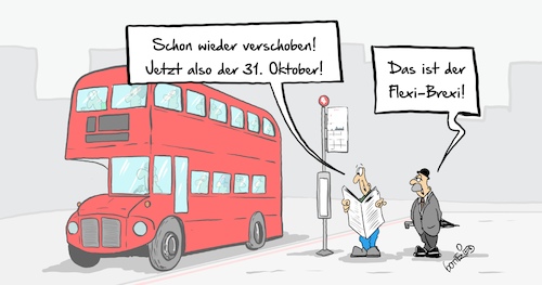 Cartoon: FlexiBrexi (medium) by Marcus Gottfried tagged brexit,großbritannien,du,europa,oktober,verschieben,theresa,may,brexit,großbritannien,du,europa,oktober,verschieben,theresa,may