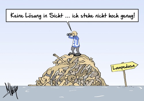 Cartoon: keine Lösung (medium) by Marcus Gottfried tagged lampedusa,flüchtling,flüchtlinge,afrika,mittelmeer,überfahrt,schleuser,ertrinken,tote,eu,untätig,europa,zuschauer,ignoranten,insel,italien,hilfe,marcus,gottfried,cartoon,karikatur,lampedusa,flüchtling,flüchtlinge,afrika,mittelmeer,überfahrt,schleuser,ertrinken,tote,eu,untätig,europa,zuschauer,ignoranten,insel,italien,hilfe,marcus,gottfried,cartoon,karikatur