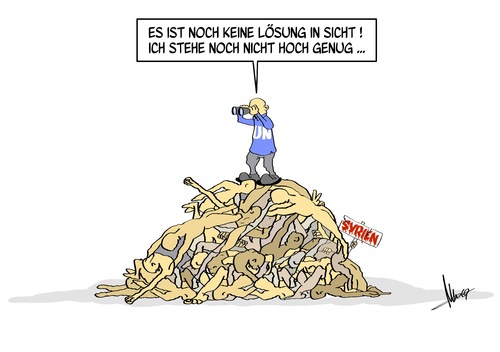 Cartoon: Lösung in Sicht (medium) by Marcus Gottfried tagged syrien,krieg,konflikt,assad,un,mandat,frieden,bürgerkrieg,auseinandersetzung,truppen,baschar,al,kampf,opposition,oppositionsgruppen,marcus,gottfried,cartoon,karikatur,interessen,flüchtling,leichen,bevölkerung,zivilisten,tot,syrien,krieg,konflikt,assad,un,mandat,frieden,bürgerkrieg,auseinandersetzung,truppen,baschar,al,kampf,opposition,oppositionsgruppen,marcus,gottfried,cartoon,karikatur,interessen,flüchtling,leichen,bevölkerung,zivilisten,tot