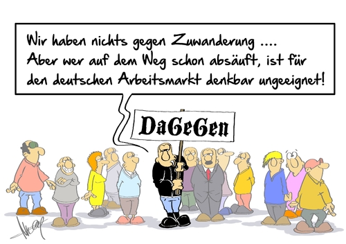 Cartoon: qualifizierte Zuwanderung (medium) by Marcus Gottfried tagged schleuser,schiff,osteuropa,afrika,migranten,asylrecht,asyl,zuwanderung,italien,lampedusa,arbeitsmarkt,geeignet,ungeeignet,ertrinken,menschen,marcus,gottfried,cartoons,karikatur,zuwanderung,asyl,asylrecht,migranten,afrika,osteuropa,schiff,schleuser,italien,lampedusa,arbeitsmarkt,geeignet,ungeeignet,ertrinken,menschen,marcus,gottfried,cartoons,karikatur