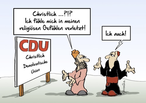 Cartoon: Verletzt (medium) by Marcus Gottfried tagged moslem,christ,islam,flüchtling,glaube,kirche,gefühle,religion,religiös,verletzung,verletzt,cdu,christliche,union,deutschland,verzweiflung,parallele,freude,spaß,miteinander,marcus,gottfried,cartoon,karikatur,moslem,christ,islam,flüchtling,glaube,kirche,gefühle,religion,religiös,verletzung,verletzt,cdu,christliche,union,deutschland,verzweiflung,parallele,freude,spaß,miteinander,marcus,gottfried,cartoon,karikatur