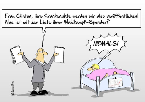 Cartoon: zwei Listen (medium) by Marcus Gottfried tagged liste,wahlkampf,spender,wahlkampfspender,spenden,wahlkampfhilfe,unbekannt,veröffentlichung,öffentliche,transparenz,vertuschen,informationen,us,usa,trump,donald,hillary,clinton,gesundheitszustand,gesundheit,fieber,lungenentzündung,liste,wahlkampf,spender,wahlkampfspender,spenden,wahlkampfhilfe,unbekannt,veröffentlichung,öffentliche,transparenz,vertuschen,informationen,us,usa,trump,donald,hillary,clinton,gesundheitszustand,gesundheit,fieber,lungenentzündung