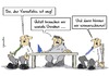 Cartoon: Einmarschieren (small) by Marcus Gottfried tagged griechenland,varoufakis,referendum,einmarschieren,eu,europa,schulden,minister,unruhe,sozial,gespräch,hilfe