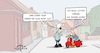 Cartoon: Lüften (small) by Marcus Gottfried tagged infektion,corona,covid,vorbeugen,lüften,abstand,motorrad,helm,helmpflicht,polizei,kontrolle,motorroller,vespa