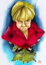 Cartoon: Angela Merkel - On top (small) by Nicoleta Ionescu tagged angela,merkel,germany