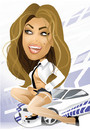 Cartoon: Eva Mendes (small) by Nicoleta Ionescu tagged eva mendes fast furious actress hollywood