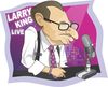 Cartoon: Larry King (small) by Nicoleta Ionescu tagged larry king