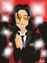 Cartoon: Michael Jackson (small) by Nicoleta Ionescu tagged michael,jackson