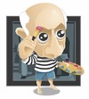 Cartoon: Pablo Picasso (small) by Nicoleta Ionescu tagged pablo,picasso