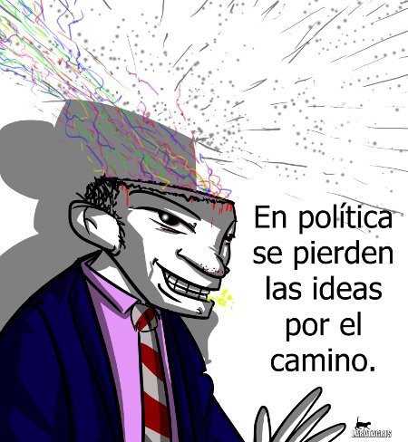 Cartoon: hueco (medium) by LaRataGris tagged politica