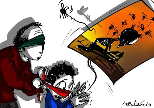 Cartoon: Olvida (medium) by LaRataGris tagged tercer,mundo