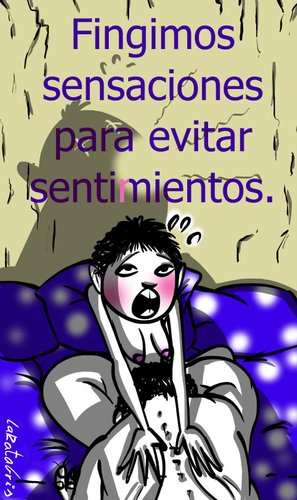 Cartoon: senti-r-mientos (medium) by LaRataGris tagged sexo