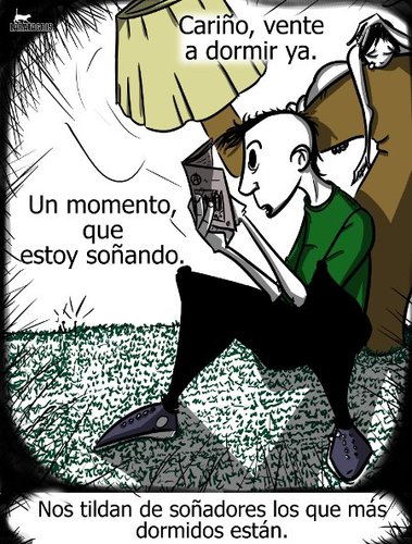 Cartoon: Sonyar despierto (medium) by LaRataGris tagged revoluciones
