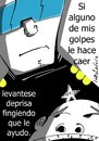 Cartoon: A tu servicio (small) by LaRataGris tagged policia
