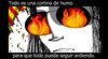 Cartoon: los malos humos (small) by LaRataGris tagged cortina,de,humo