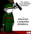Cartoon: Pequenyos dictadores (small) by LaRataGris tagged educacion,dictadores