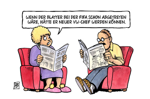 Blatter und VW