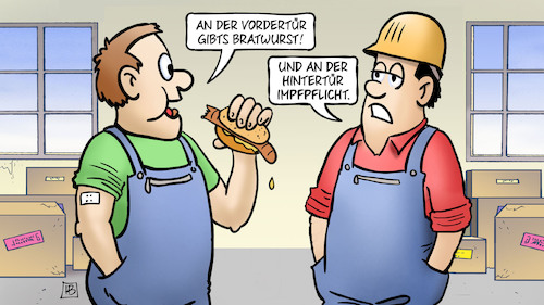 Bratwurst und Hintertür