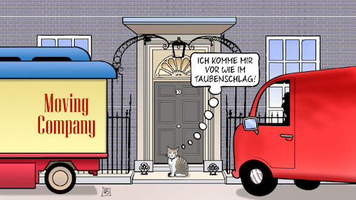 Cartoon: Burnham-Einzug (medium) by Harm Bengen tagged burnham,einzug,auszug,möbelwagen,umzugswagen,downing,street,10,starmer,larry,kater,uk,gb,primeminster,taubenschlag,harm,bengen,cartoon,karikatur,burnham,einzug,auszug,möbelwagen,umzugswagen,downing,street,10,starmer,larry,kater,uk,gb,primeminster,taubenschlag,harm,bengen,cartoon,karikatur