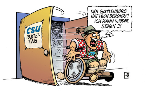 CSU-Parteitag und Guttenberg