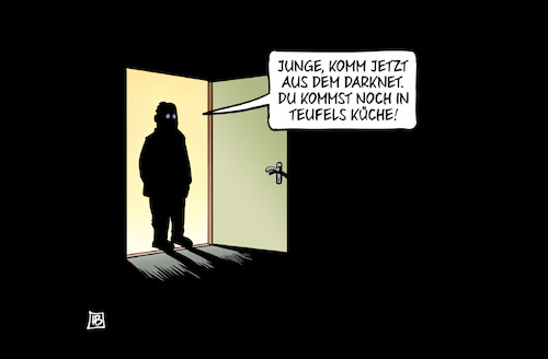 Cartoon: Darknet-Marktplatz (medium) by Harm Bengen tagged darknet,marktplatz,internet,kriminalitaet,hydra,market,bka,harm,bengen,cartoon,karikatur,darknet,marktplatz,internet,kriminalitaet,hydra,market,bka,harm,bengen,cartoon,karikatur