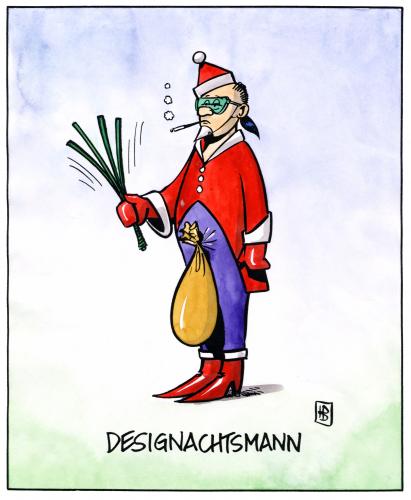 Cartoon: Designachtsmann (medium) by Harm Bengen tagged designachtsmann,weihnachten,weihnachtsmann,nikolaus,sack,design,weihnachten,weihnacht,familie,bescherung,geschenke,geschenk,tradition,kultur,heiligabend,weihnachtsmann,design,designer,karl lagerfeld,mode,modedesign,modedesigner,modern,morderne,nikolaus,sack,gestaltung,medien,karl,lagerfeld