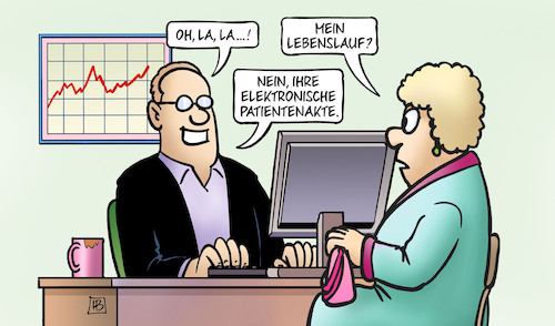 Cartoon: Digitale Patientenakte (medium) by Harm Bengen tagged digitale,lebenslauf,elektronische,patientenakte,bewerbung,computer,arbeitgeber,arbeitssuche,datenschutz,harm,bengen,cartoon,karikatur,digitale,lebenslauf,elektronische,patientenakte,bewerbung,computer,arbeitgeber,arbeitssuche,datenschutz,harm,bengen,cartoon,karikatur