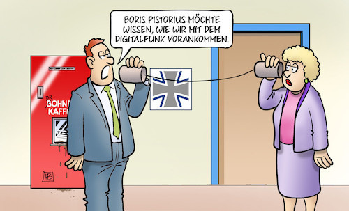 Cartoon: Digitalfunk (medium) by Harm Bengen tagged boris,pistorius,bundeswehr,dosentelefon,digitalfunk,beschaffung,skandal,harm,bengen,cartoon,karikatur,boris,pistorius,bundeswehr,dosentelefon,digitalfunk,beschaffung,skandal,harm,bengen,cartoon,karikatur