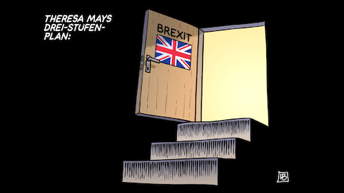 Cartoon: Drei-Stufen-Plan (medium) by Harm Bengen tagged theresa,may,gb,uk,brexit,austritt,treppe,keller,drei,stufen,plan,harm,bengen,cartoon,karikatur,theresa,may,gb,uk,brexit,austritt,treppe,keller,drei,stufen,plan,harm,bengen,cartoon,karikatur