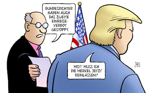 Einreisestopp und Merkel