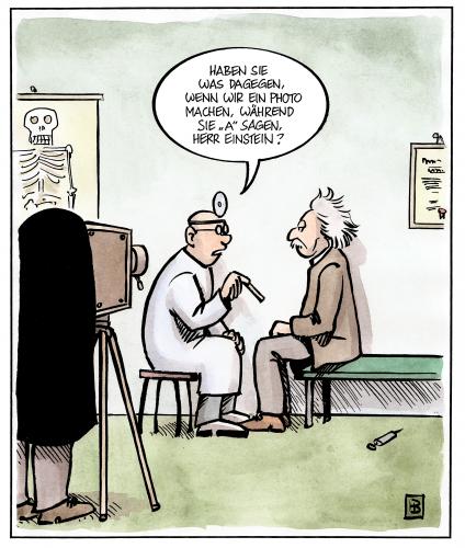 Cartoon: Einstein (medium) by Harm Bengen tagged einstein,zunge,foto,,albert,einstein,zunge,foto,entstehung,kult,fotografie,fotograf,arzt,praxis,patien,mund,aufmachen,nobelpreis,nobelpreisträger,allgemeine relativitätstheorie,spezielle relativitätstheorie,polytechnikum zürich,emc2,physik,physiker,theoretiker,ulm,weltformel,atombombe,manhattenprojekt,quantenphysik,quantenmechanik,theoretische physik,pazifist,zionismus,allgemeine,relativitätstheorie,spezielle,polytechnikum,zürich,theoretische