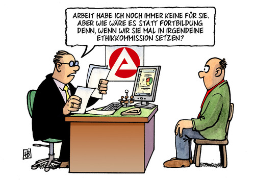 Cartoon: Ethikkommission (medium) by Harm Bengen tagged ethik,ethikkommission,fortbildung,vermittlung,arbeit,arbeitsamt,bundesregierung,kernkraft,atomenergie,kommission,qualifikation,parken,arbeitsbeschaffung,ethikkommission,ethik,kommission,atomenergie,kernkraft,bundesregierung,arbeitsamt,arbeit,vermittlung,qualifikation,fortbildung,parken,arbeitsbeschaffung,akw