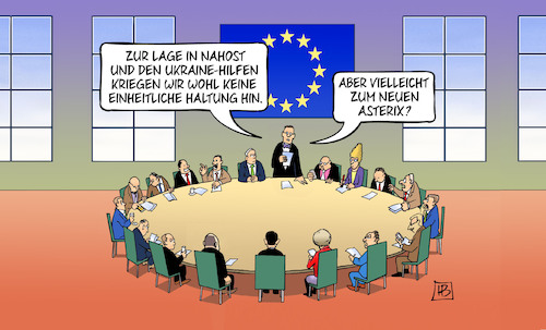EU-Gipfel und Asterix
