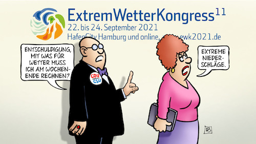 Cartoon: Extremwetter (medium) by Harm Bengen tagged extremwetterkongress,hamburg,klimaschutz,erderwärmung,wetter,wochenende,extreme,niederschläge,cdu,csu,bundestagswahl,harm,bengen,cartoon,karikatur,extremwetterkongress,hamburg,klimaschutz,erderwärmung,wetter,wochenende,extreme,niederschläge,cdu,csu,bundestagswahl,harm,bengen,cartoon,karikatur