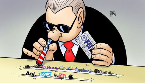 Cartoon: FBI schnüffelt (medium) by Harm Bengen tagged prism,fbi,nsda,usa,obama,geheimdienst,server,kommunikationsdaten,zugriff,datenschutz,microsoft,yahoo,google,facebook,paltalk,aol,skype,youtube,apple,harm,bengen,cartoon,karikatur,prism,fbi,nsda,usa,obama,geheimdienst,server,kommunikationsdaten,zugriff,datenschutz,microsoft,yahoo,google,facebook,paltalk,aol,skype,youtube,apple,harm,bengen,cartoon,karikatur