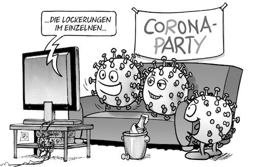 Feiern bei Covids