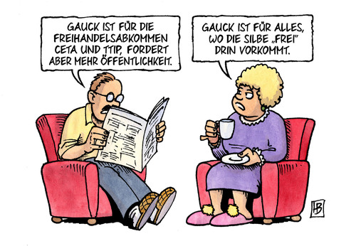 Gauck und CETA-TTIP